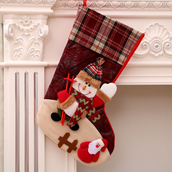 Santa Claus Socks Christmas Tree Pendant