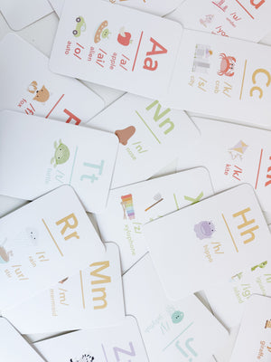Letter Sounds Phonics Flashcards