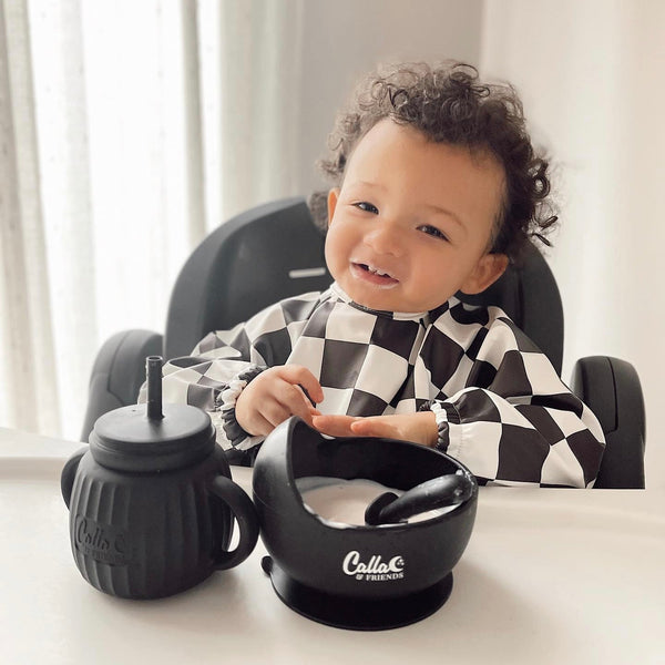 The Grayson Long Sleeve Bib - Checkered