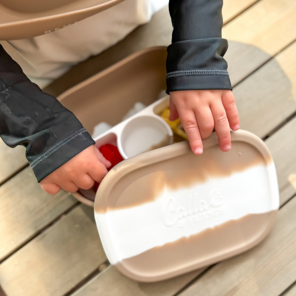 Dip Dye Hayden Bento Box for babies, perfect for food storage and on-the-go meals.