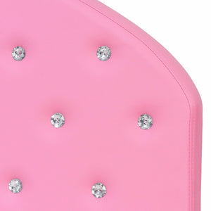 Twin size upholstered toddler bed with wood slat support, angled view showcasing design and comfort for kids' sleep.