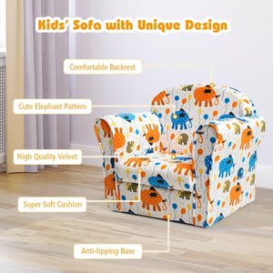 Kids astronaut armrest upholstered couch at angle 29, perfect for playtime and imaginative adventures.