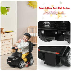 3 in 1 Ride on Push Car Toddler Stroller Sliding Car with Music