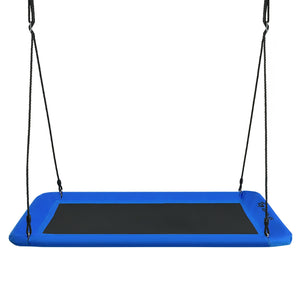 60 Inches Platform Tree Swing Outdoor with  2 Hanging Straps for Infants