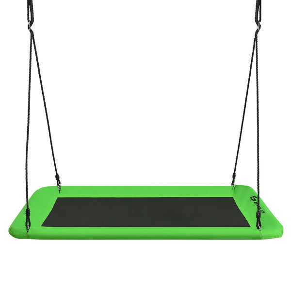 60 Inches Platform Tree Swing Outdoor with  2 Hanging Straps for Infants