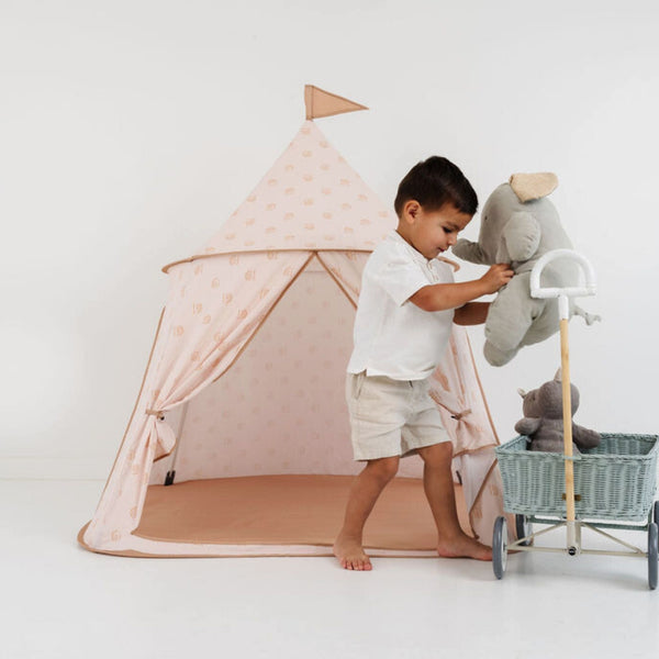 Rainbow Peach Play Tent