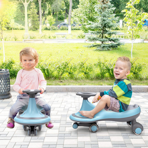Wiggle Car Ride-on Toy with Flashing Wheels - Educational for Kids