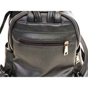 The Sleepy Panda Mini - Vegan Leather Mini Backpack