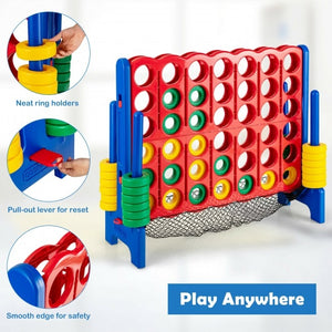 4-to-Score Giant Game Set with Net Storage - Multi - Multi-Tier
