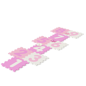 9 Pieces Interlocking Foam Puzzle Floor Mat with 3 Marker Discs-PI