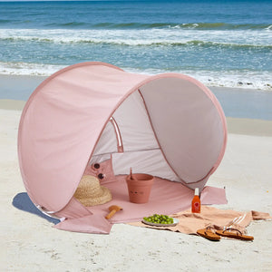 Tiny Land® One-Stop Beach Toy & Tent Set – Blush Pink