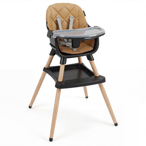 9-in-1 Convertible High Chair for Babies and Toddlers with Seat Cushion