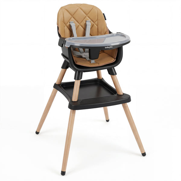 9-in-1 Convertible High Chair for Babies and Toddlers with Seat Cushion
