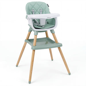 9-in-1 Convertible High Chair for Babies and Toddlers with Seat Cushion
