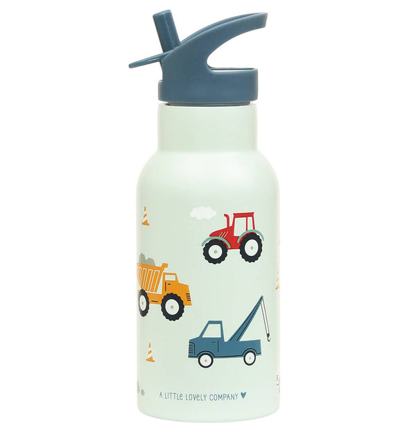 Kids Stainless Steel Water Bottle - Vehicles