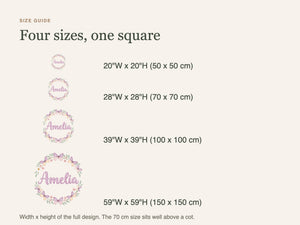 Personalised Butterfly Wreath Name Wall Decal, image 6