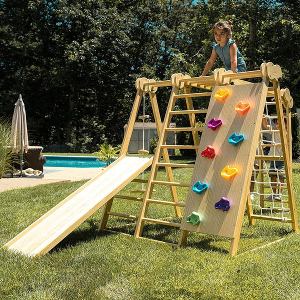 Chestnut | Outdoor & Indoor Foldable Jungle Gym