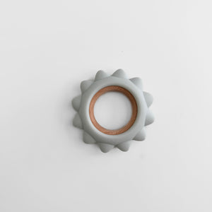 Garden Party Teether Collection - Silicone & Beechwood Sunshine