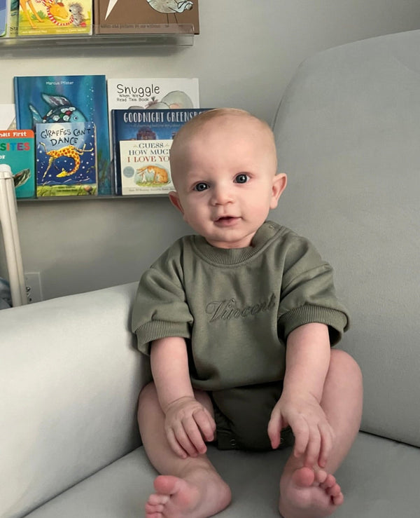 Short Sleeve Bubble Romper - MOOGCO Baby