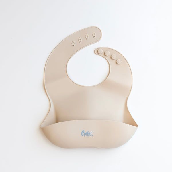 Calla and Friends Catch All Silicone Bib with Open Pocket