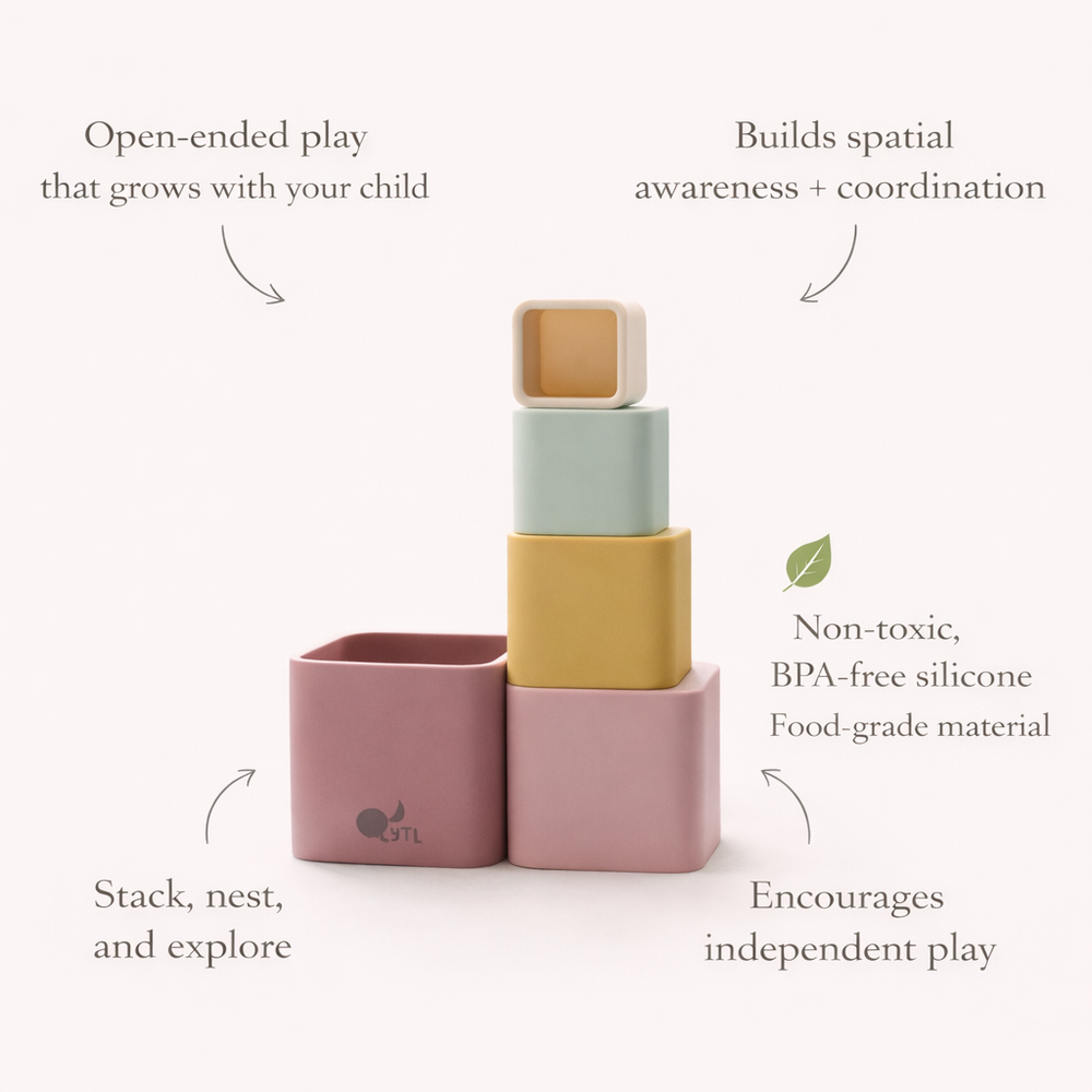 Silicone Stacking Cups – Set of 5 | LYTL®️