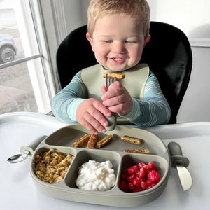 Calla and Friends 4-Section Suction Plate Silicone