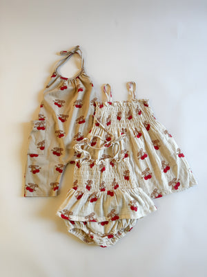 Printed Smocked Dress
