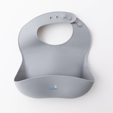 Calla and Friends Catch All Silicone Bib with Open Pocket