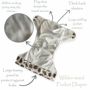 Wilder Cloth Pocket Diaper - Eggcelent