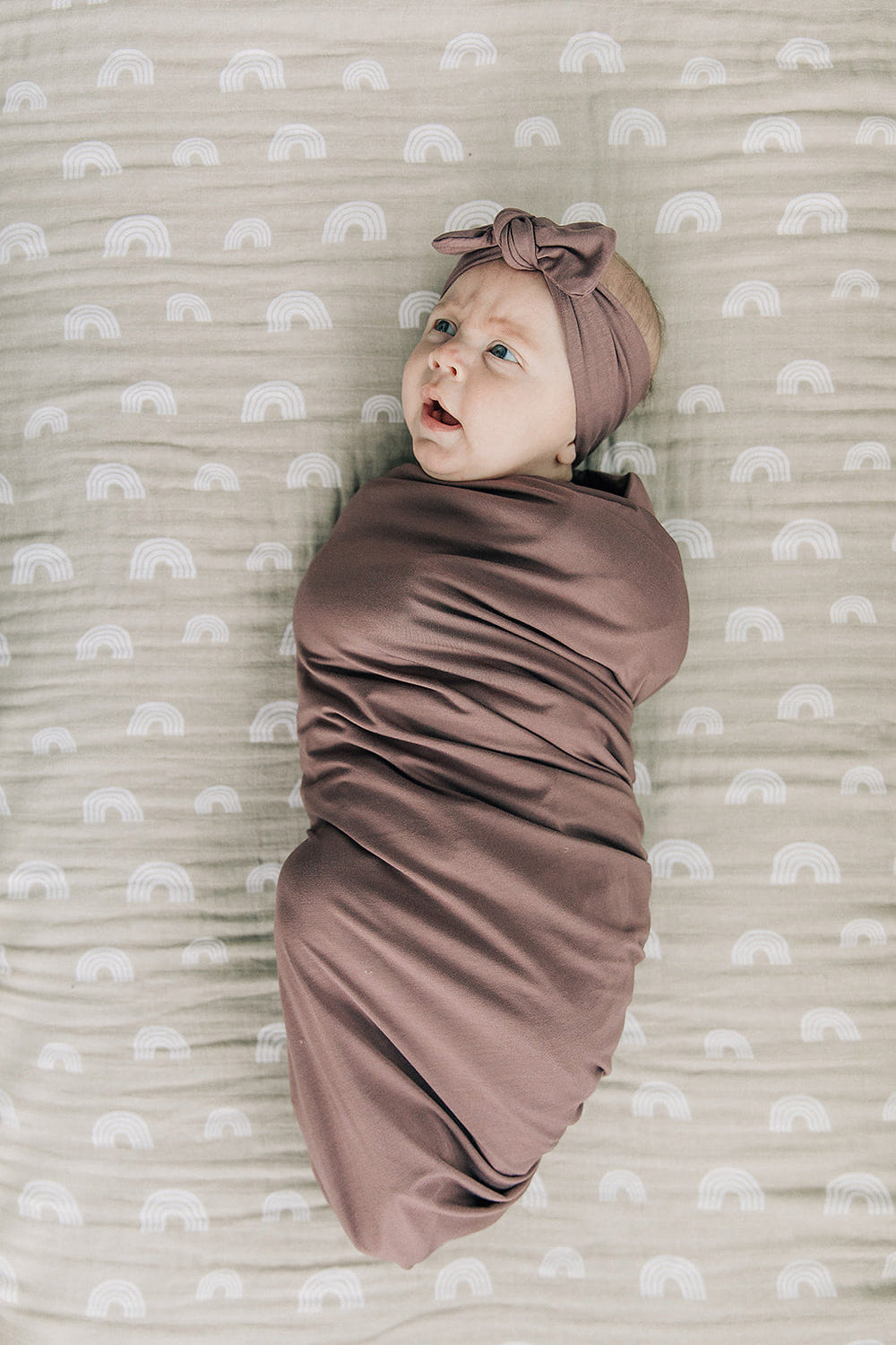 Plum Bamboo Head Wrap - MOOGCO Baby