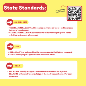 ABC: Learn Uppercase & Lowercase Letters Card Pack