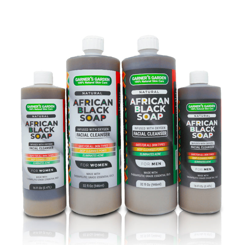 African Black Soap Foaming Facial Cleanser by H2O2 - Gentle, natural skincare for babies' delicate skin.