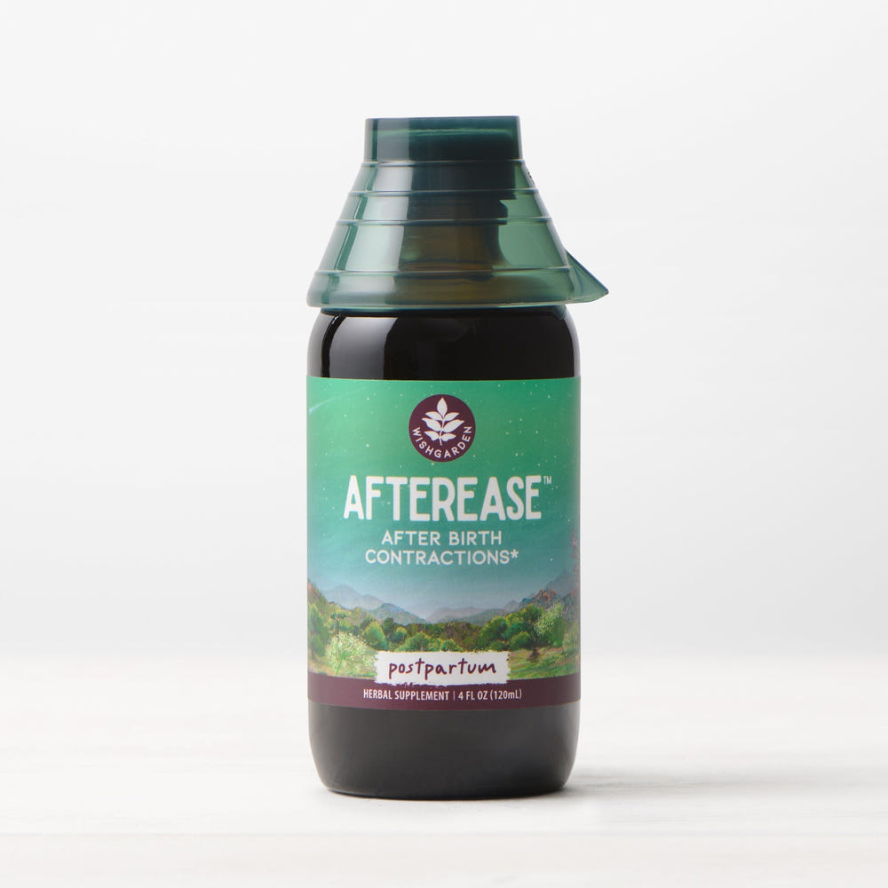 AfterEase for postpartum relief from after birth contractions, soothing comfort for new mothers.