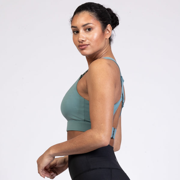 Venice 3 Ultimate Support Full Coverage Nursing & Pumping Sports Bra (Seagrass)