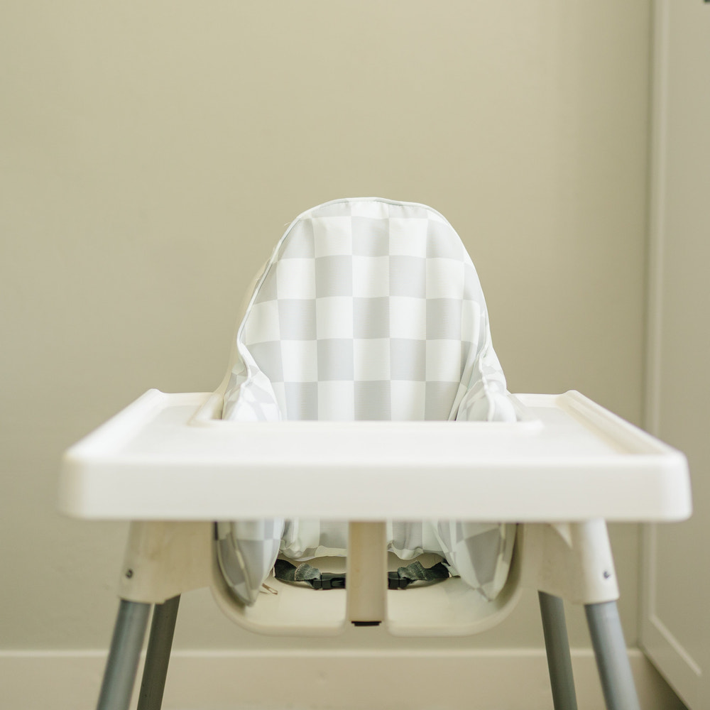 Greige Checker IKEA Antilop Cushion Cover