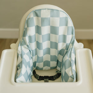 Sage Checker IKEA Antilop Cushion Cover