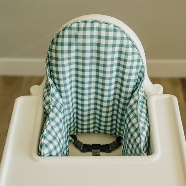 Green Gingham IKEA Antilop Cushion Cover