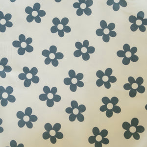 Retro Black & White Daisy IKEA Antilop Cushion Cover