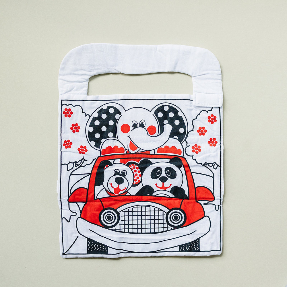 Baby Car Activity Center Toy in High Contrast Colors