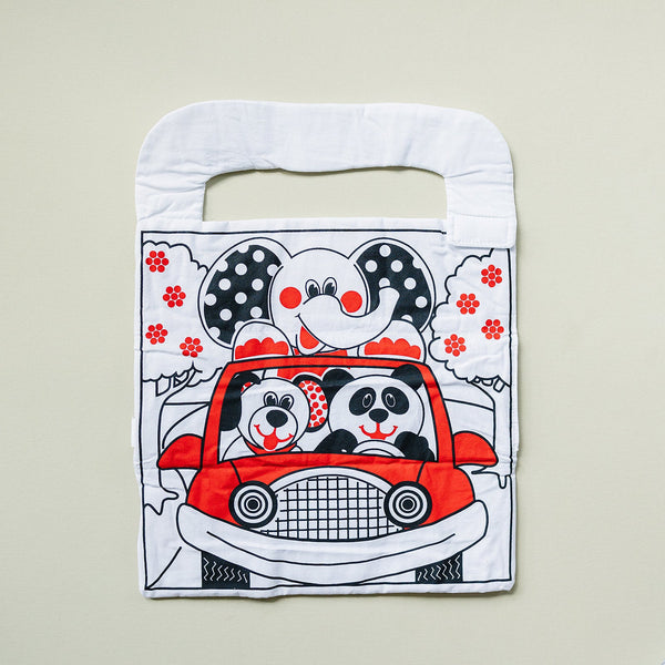 Baby Car Activity Center Toy in High Contrast Colors