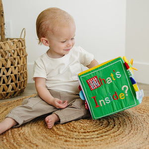 Baby Surprise Box What's Inside Box with Colorful Sensory Baby Toys