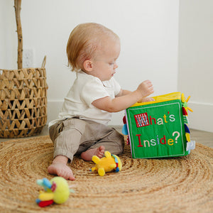 Baby Surprise Box What's Inside Box with Colorful Sensory Baby Toys