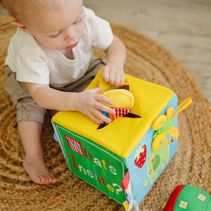 Baby Surprise Box What's Inside Box with Colorful Sensory Baby Toys