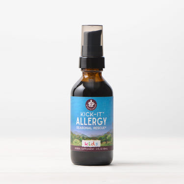 Kick-It Allergy Seasonal Rescue for Kids - effective vitamins and supplements for allergy relief in children.