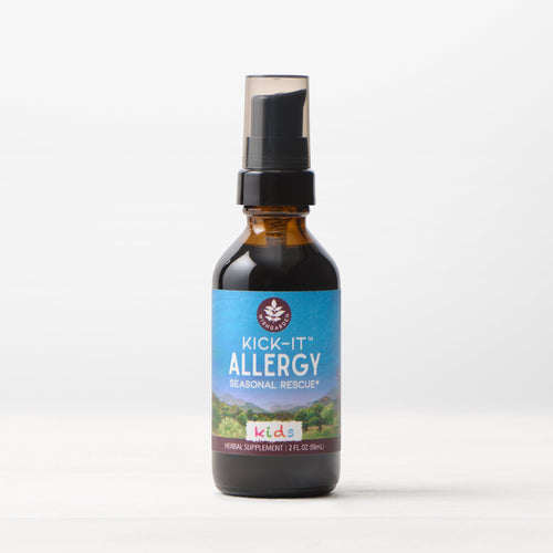 Kick-It Allergy Seasonal Rescue for Kids - effective vitamins and supplements for allergy relief in children.