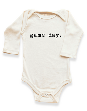 Game Day Organic Bodysuit Long Sleeve