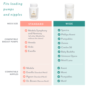 MilKeeper Starter Set in Aspen White - Breast Milk Storage Containers, Angle 5 view.