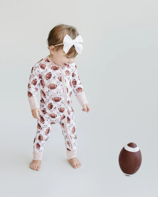 Bamboo Zip Romper | Game Day