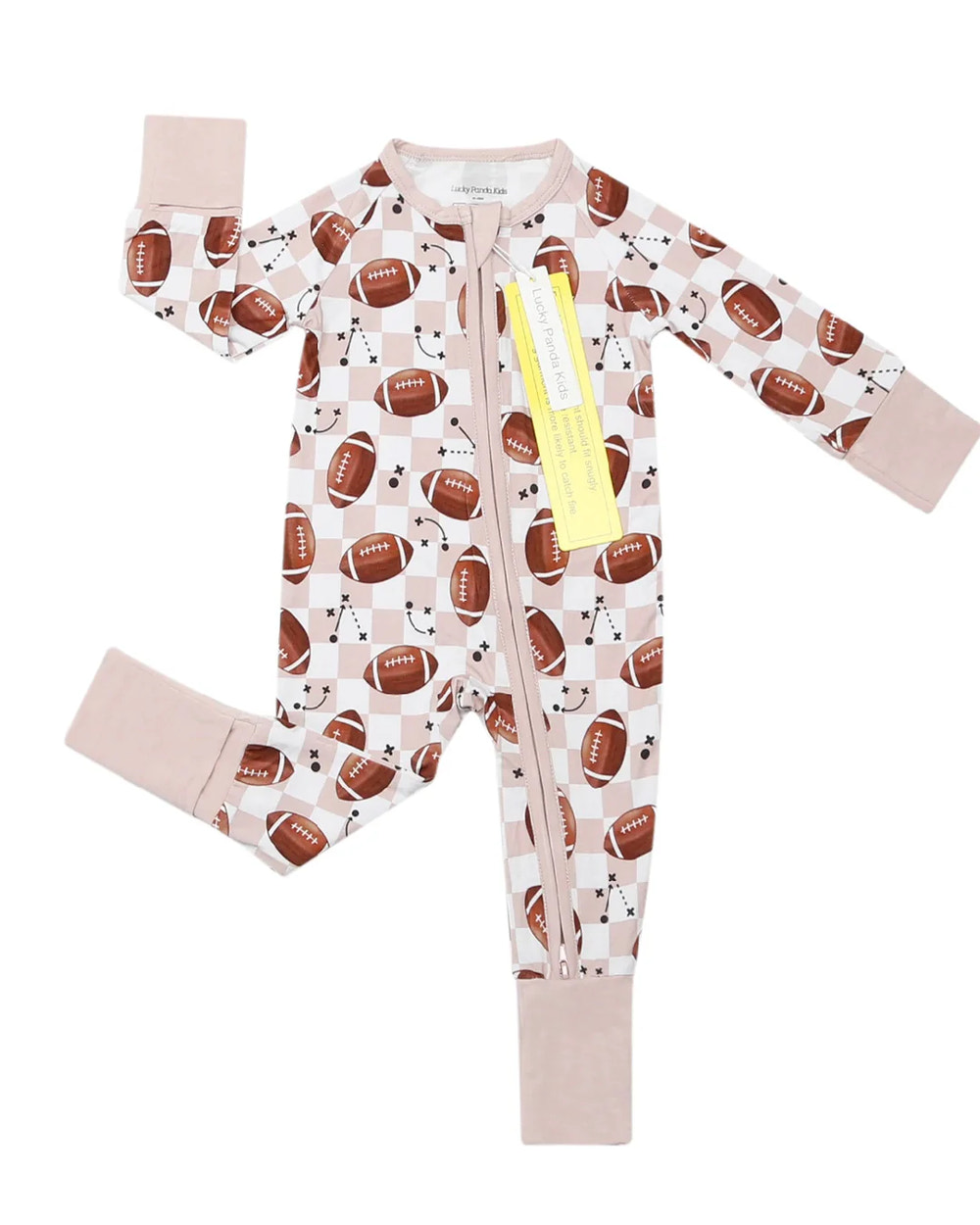 Bamboo Zip Romper | Game Day - MOOGCO Baby