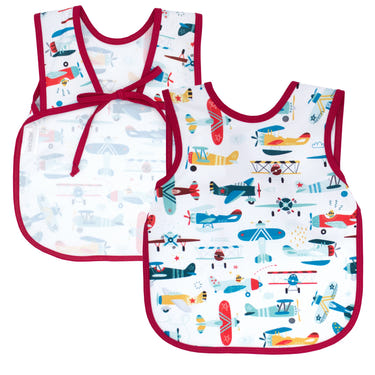 Retro Airplanes Bapron for babies, stylish and practical, perfect for mealtime messes and playtime adventures.